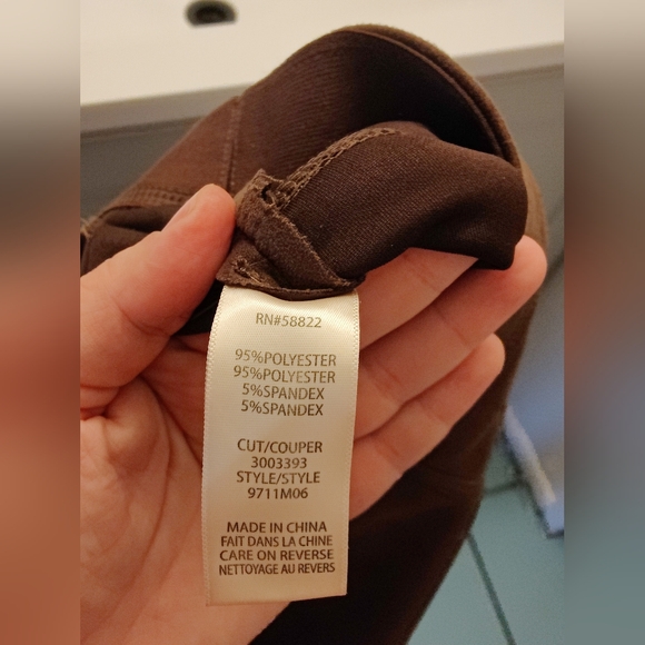 Max Studio Women's Elastic Waist Faux Suede Pant size S - Picture 13 of 13